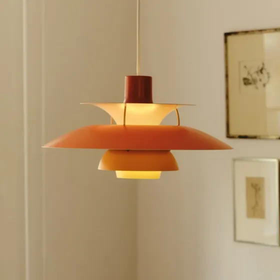 Louis Poulsen PH 5 500 Hanglamp - Oranje