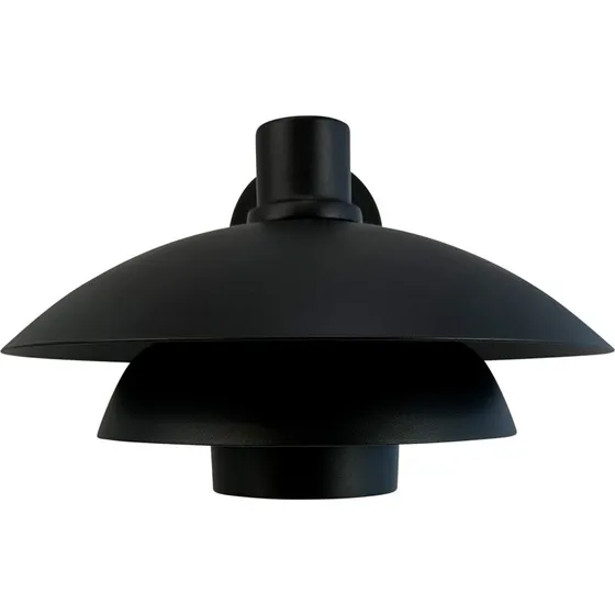 Dyberg Larsen Morph Buitenwandlamp Ø30cm - Zwart