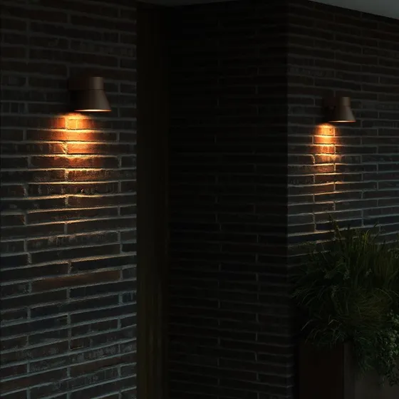 Nordlux Kyklop Cone Buitenwandlamp Rust - Modern - IP54