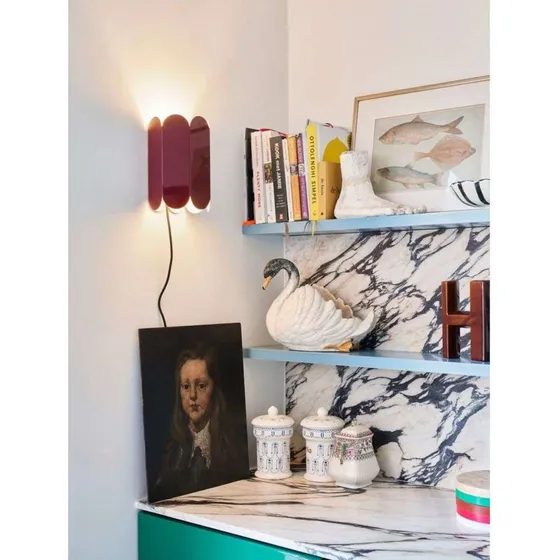 HAY Arcs Switch Wandlamp - Kobaltblauw
