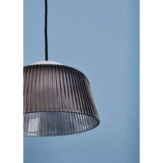 HAY Brim Hanglamp Ø24,5 cm - Smoke Grey Glas