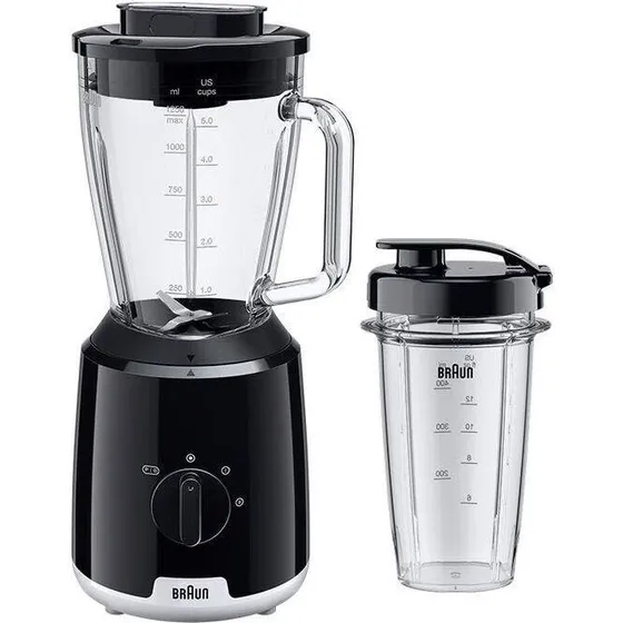 Braun JB1051BK 600W Blender 1,25L Zwart