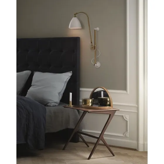 GUBI Bestlite BL5 Wandlamp Ø16 Geelkoper/Porselein