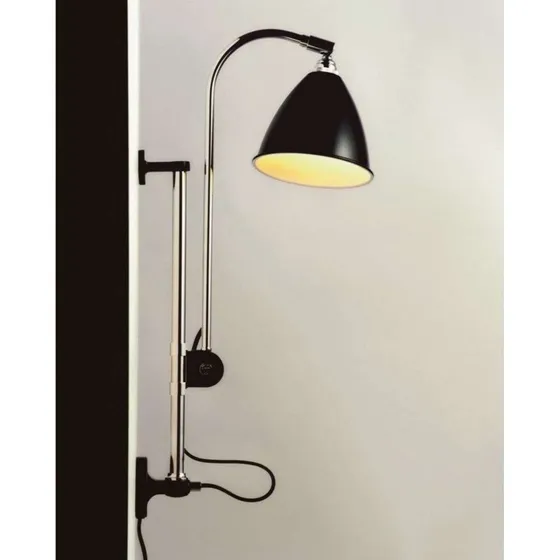 GUBI Bestlite BL5 wandlamp - Zwart/Messing - Ø 16 cm