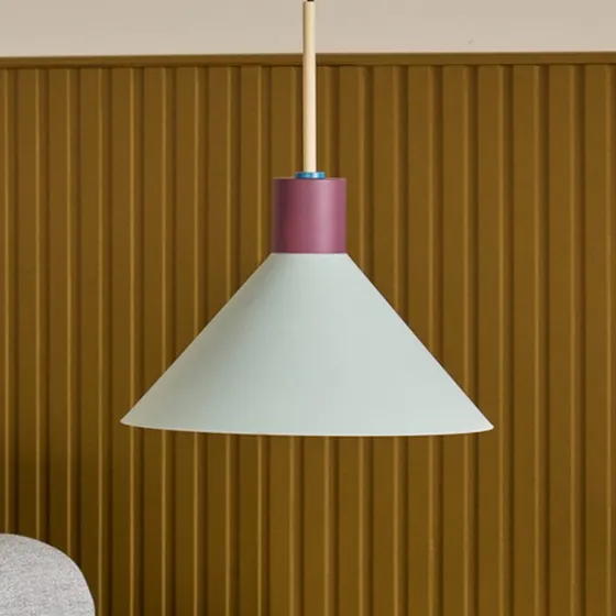 Hübsch Crayon Hanglamp Ø35 - Beige/Blauw/Mint/Bordeaux