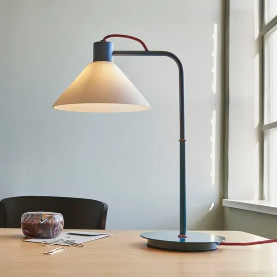 Spot Taffellamp Petrol - Designer Metalen Tafellamp