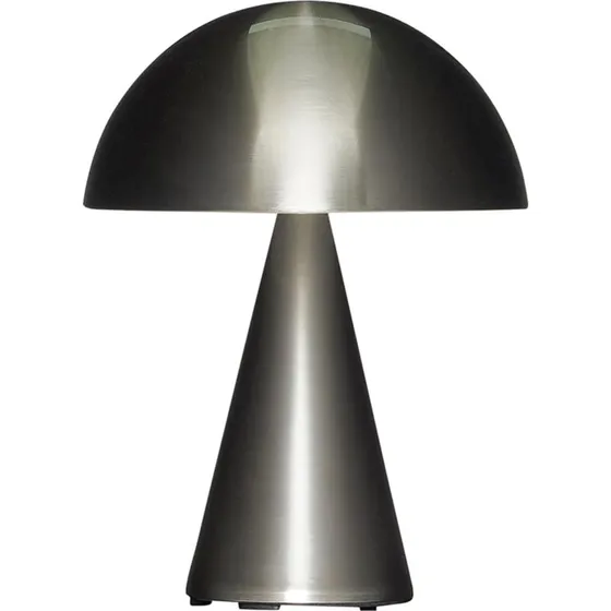 HÜBSCH Mush LED tafellamp - Nikkel - Dimbaar - IP44