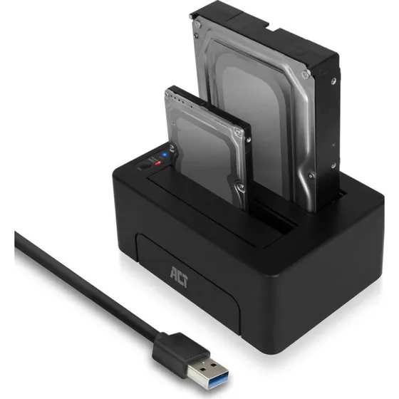 ACT AC1504 SATA Dual Docking Station 2,5" & 3,5" USB 3.2 Gen1