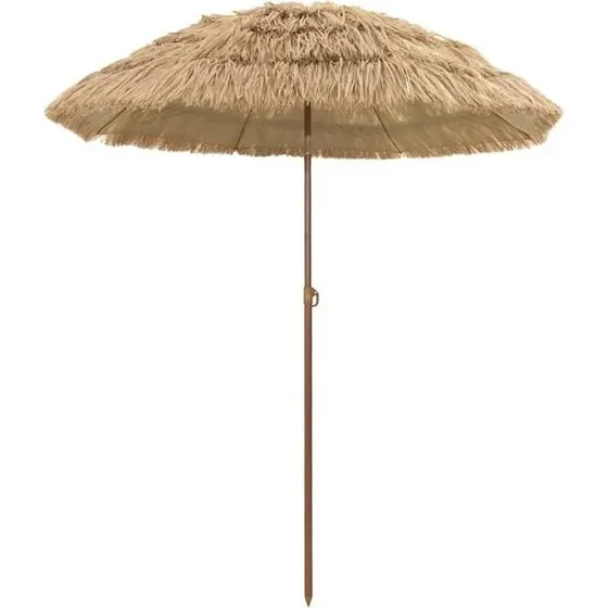 vidaXL Tuinparasol Naturel 160 x 160 x 196 cm