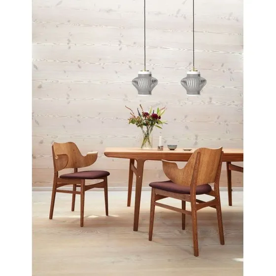 Warm Nordic Opal Lamella hanglamp - Grijs - Ø 26 cm