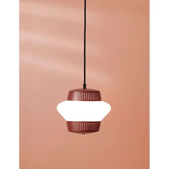 Warm Nordic Opal Arch Hanglamp - Red Grape