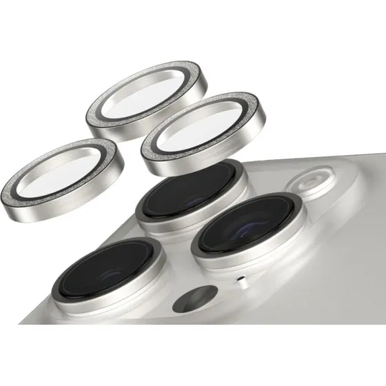 PanzerGlass SAFE Camera Lens Protector iPhone 16 Pro / 16 Pro Max - Glitter Silver