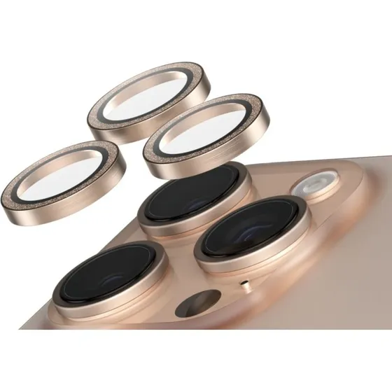 PanzerGlass SAFE Camera Lens Protector iPhone 16 Pro/Max - Glitter Gold