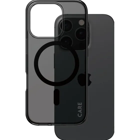 PanzerGlass CARE Urban Combat MagSafe Case voor iPhone 16 Pro - Smokey