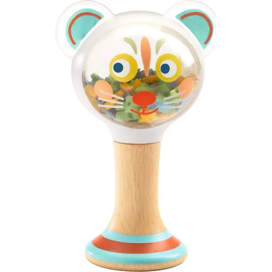 Djeco BabyMaraki Houten Maracas Teddybeer - Pastel