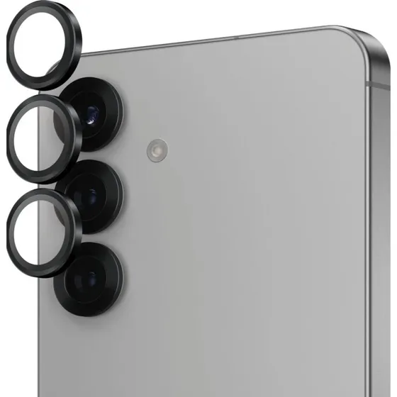 PanzerGlass Camera Protector Hoops Optic Rings voor Samsung Galaxy S25 - Zwart