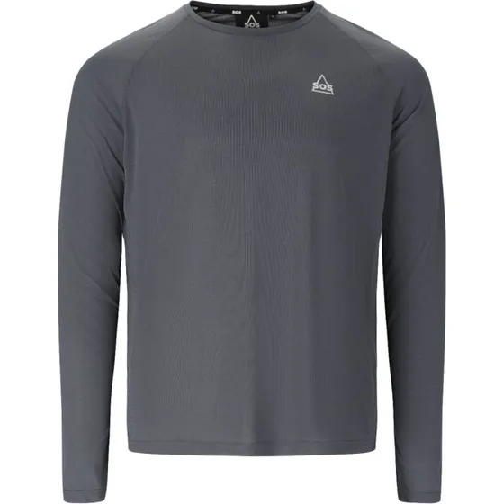SOS Pillar Tech LS Tee - Grijs - Heren
