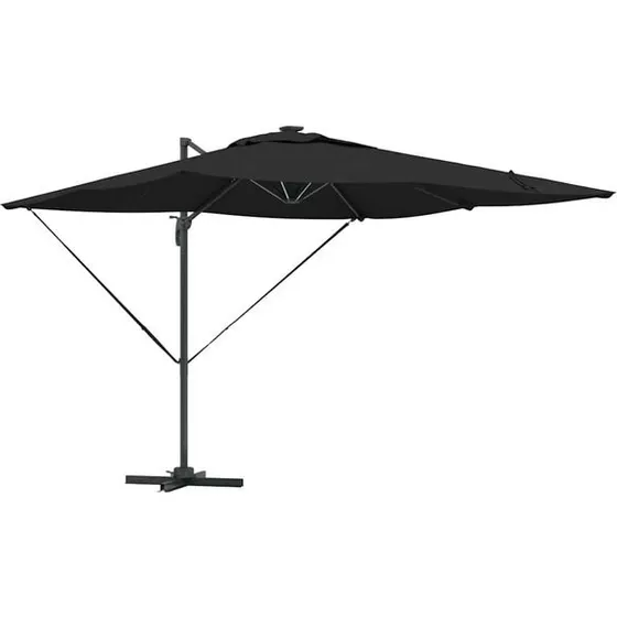 Cantilever Roma Parasol Zwart 286 x 284 x 270 cm Aluminium & Polyester