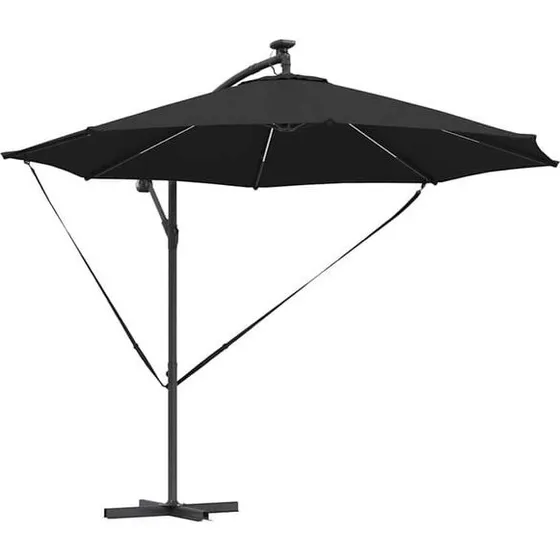 Cantilever Banana Parasol Zwart 294 x 294 x 248 cm