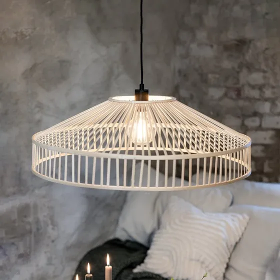 Markslöjd Tapa 1 Hanglamp - Bamboe - Natural - Ø 70 cm