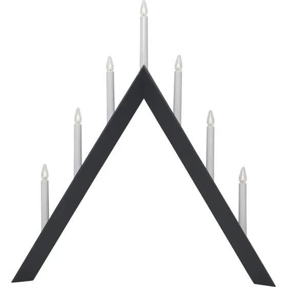 Star Trading Arrow Kandelaar Pijl, 7-vlam, Zwart