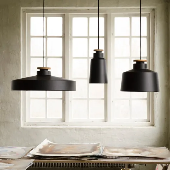 Herstal Street Hanglamp Small Black - Matzwart