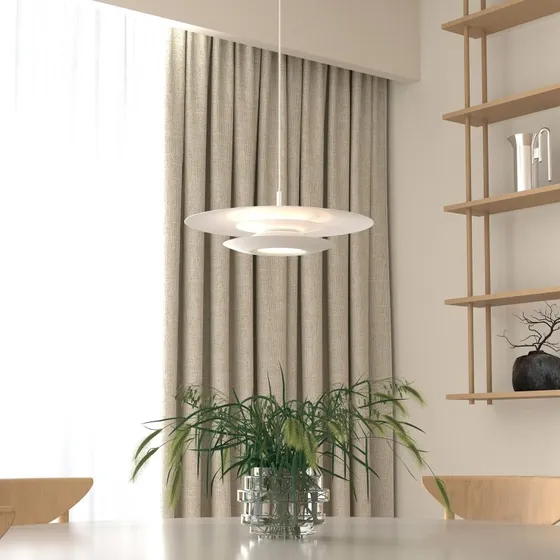 Belid Eclipse hanglamp - Wit - Ø 43 cm