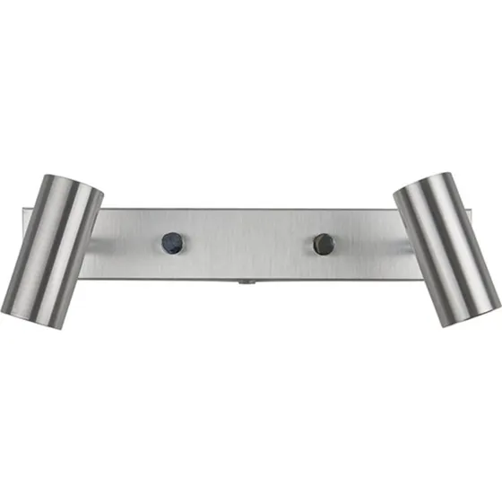 Belid Cato Wandlamp Dubbel - Aluminium - Zwart/Metaal