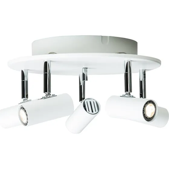 Belid Cato 5-spot Plafondlamp Mat Wit - Ø24 cm