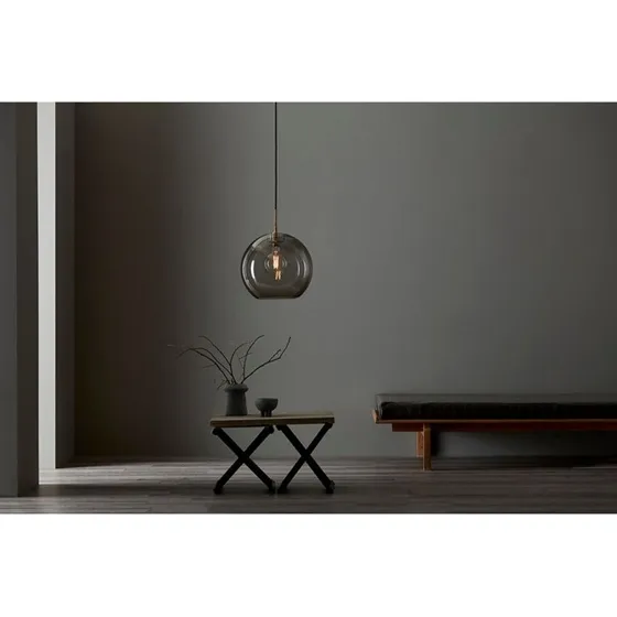 Belid Gloria Hanglamp Ø32 cm Messing/Rookglas