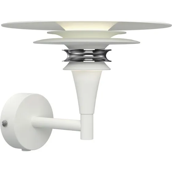 Belid Diablo wandlamp Ø 20 cm - Wit/Chroom