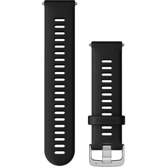Garmin Quick Release 22 mm Zwarte Silikonen Horlogeband