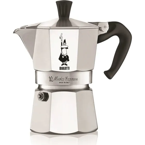 Bialetti Moka Express 3 kopjes - Zilver