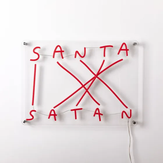 Seletti Santa-Satan LED Wandlamp - Rood