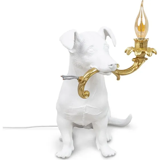 Seletti Rio Tafellamp - Designer Hondenlamp - Wit