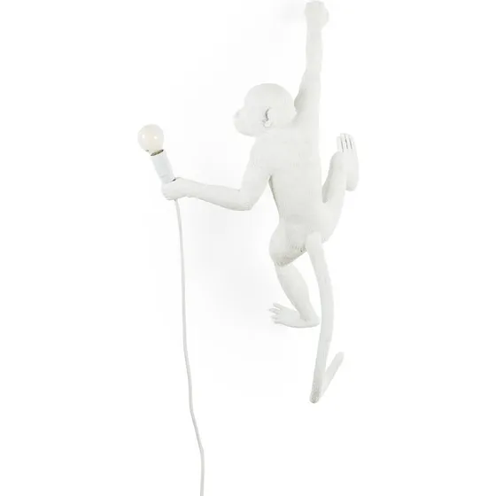 Seletti Monkey Hanging Wandlamp Right - Wit