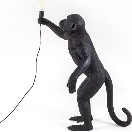 Seletti Monkey Standing Buiten Tafellamp - Zwart