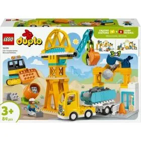 LEGO DUPLO 10476 3-in-1 Bouwplaats en Voertuigen