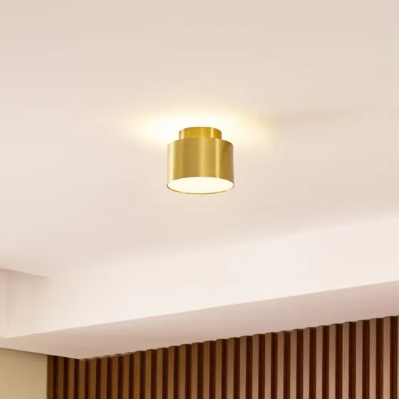 Lindby Nivoria LED Spot Goud Ø11 cm