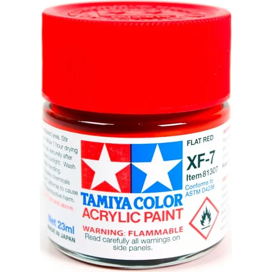 Tamiya XF-7 Mat Rood 23 ml Acrylverf