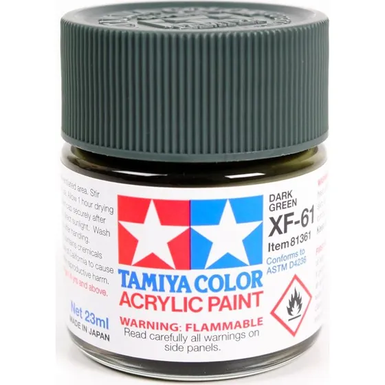 Tamiya XF-61 Donkergroen mat 23ml