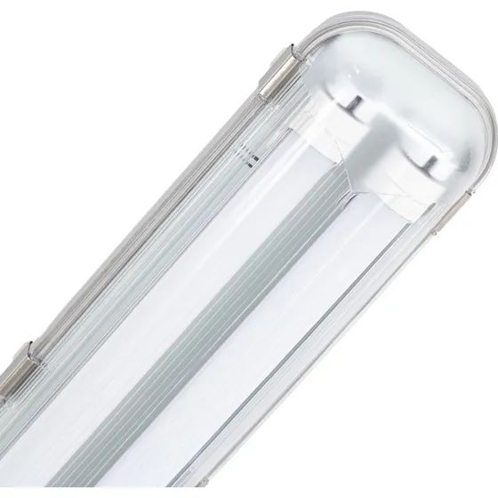 PRIOS Lior Vochtbestendige Lamp - 157 cm - IP65 - 2 x T8 - 18W