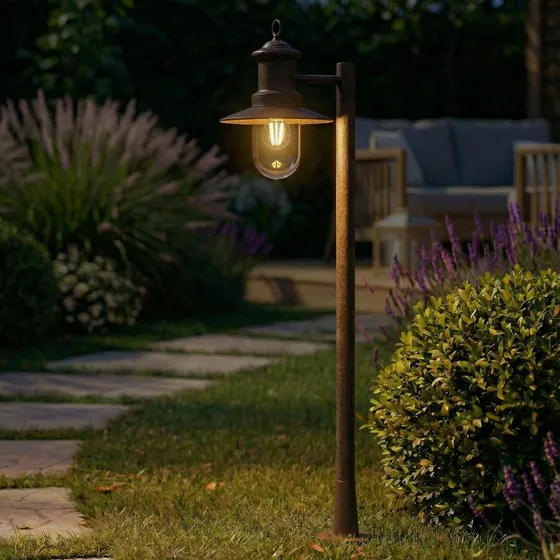 Lindby Eloretta Tuinpadverlichting - Roest - 110 cm - IP44