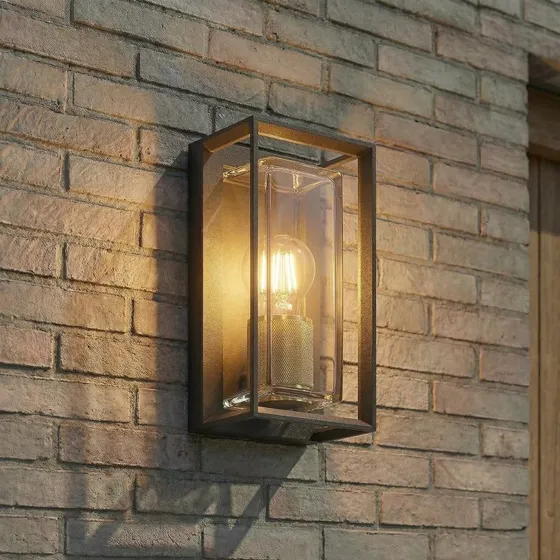 Ismera Buitenwandlamp Arcchio - Antraciet/Messing - E27 - IP65