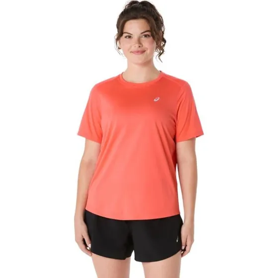 Asics Core SS T-shirt Dames - Koraal - Maat S