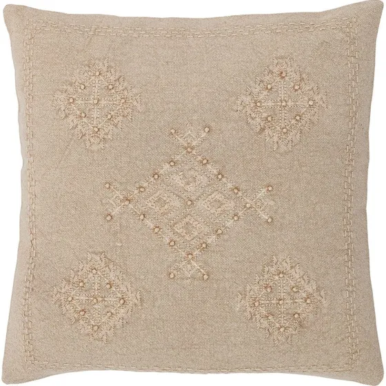 Bloomingville Leva Kussen 45 cm, Natuur, 100% Katoen