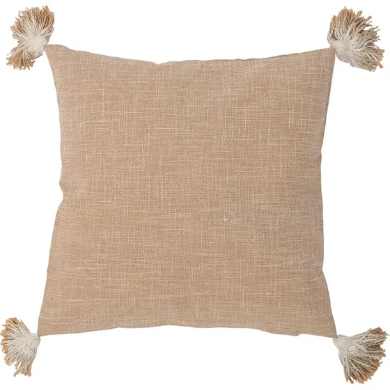 Bloomingville Siff Kussen 45x45cm Nature Katoen met Kwastjes