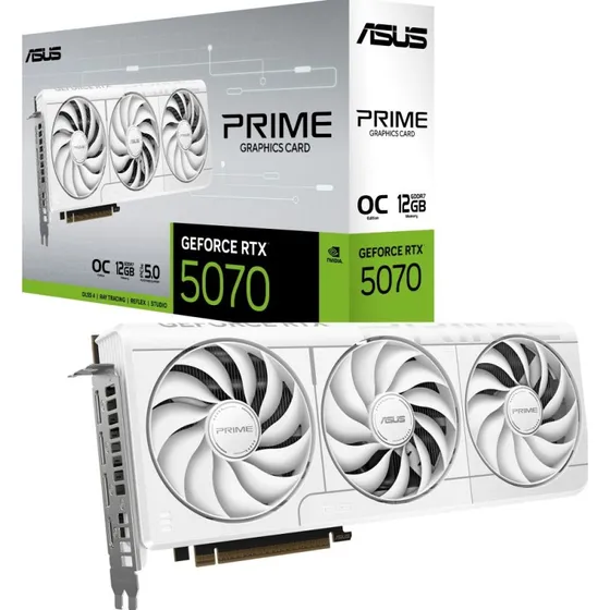 ASUS Prime GeForce RTX 5070 12GB GDDR7 White OC Edition