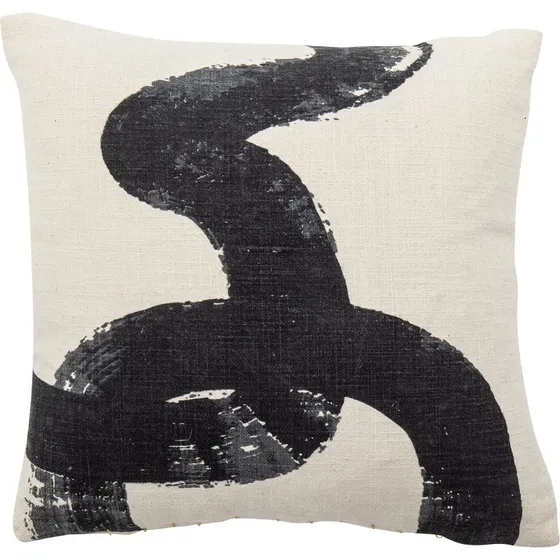 Bloomingville Ebell Kussen 40 x 40 cm, Natuur Katoen