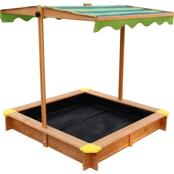 AXI Lily Zandbak 118 x 118 x 118 cm met dak Bruin/groen